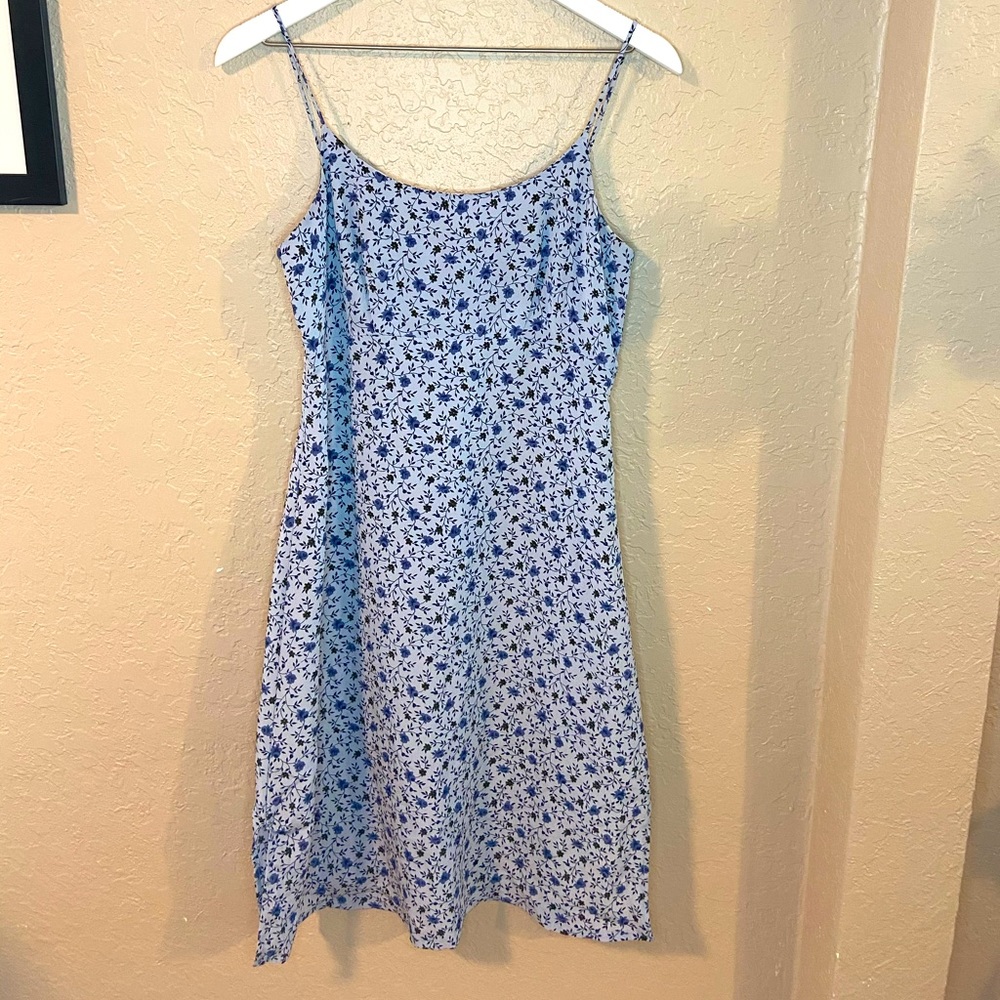 Blue Floral Dress